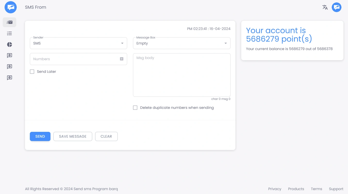 Barq is On-Premise sms and whatsapp program